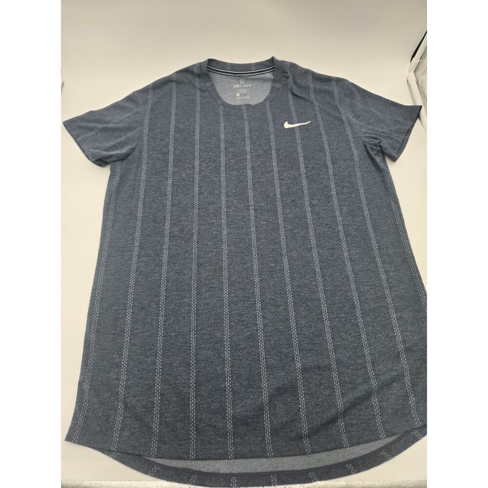 Nike Court Challenger Tennis Top Dri Fit Gray Mens Large